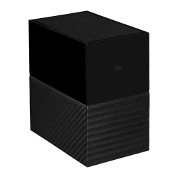 Disque Dur Externe WD My Book Duo 16To USB 3.1 Noir, vue latérale: corps bicolore avec partie supérieure brillante et base