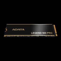 SSD ADATA Legend 900 Pro 2TB M.2 NVMe PCIe 4.0 Con Disipador Negro, vista lateral: disipador negro con letras doradas