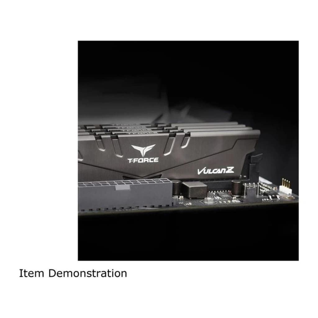 Memória RAM Team Group T-Force Vulcan Z DDR4 3200MHz 16GB (2x8GB) CL16 Cinzento, instalada: dois módulos em placa-mãe