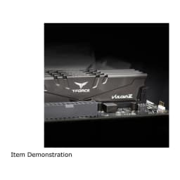 Memória RAM Team Group T-Force Vulcan Z DDR4 3200MHz 16GB (2x8GB) CL16 Cinzento, instalada: dois módulos em placa-mãe
