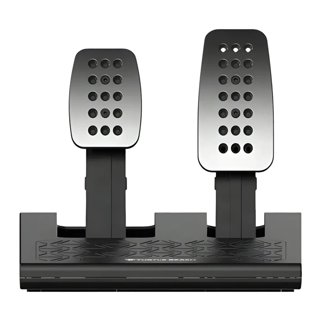Volante de carreras Turtle Beach VelocityOne Race KD3 Direct Drive Xbox/PC Negro, pedales: dos pedales de aluminio perforado