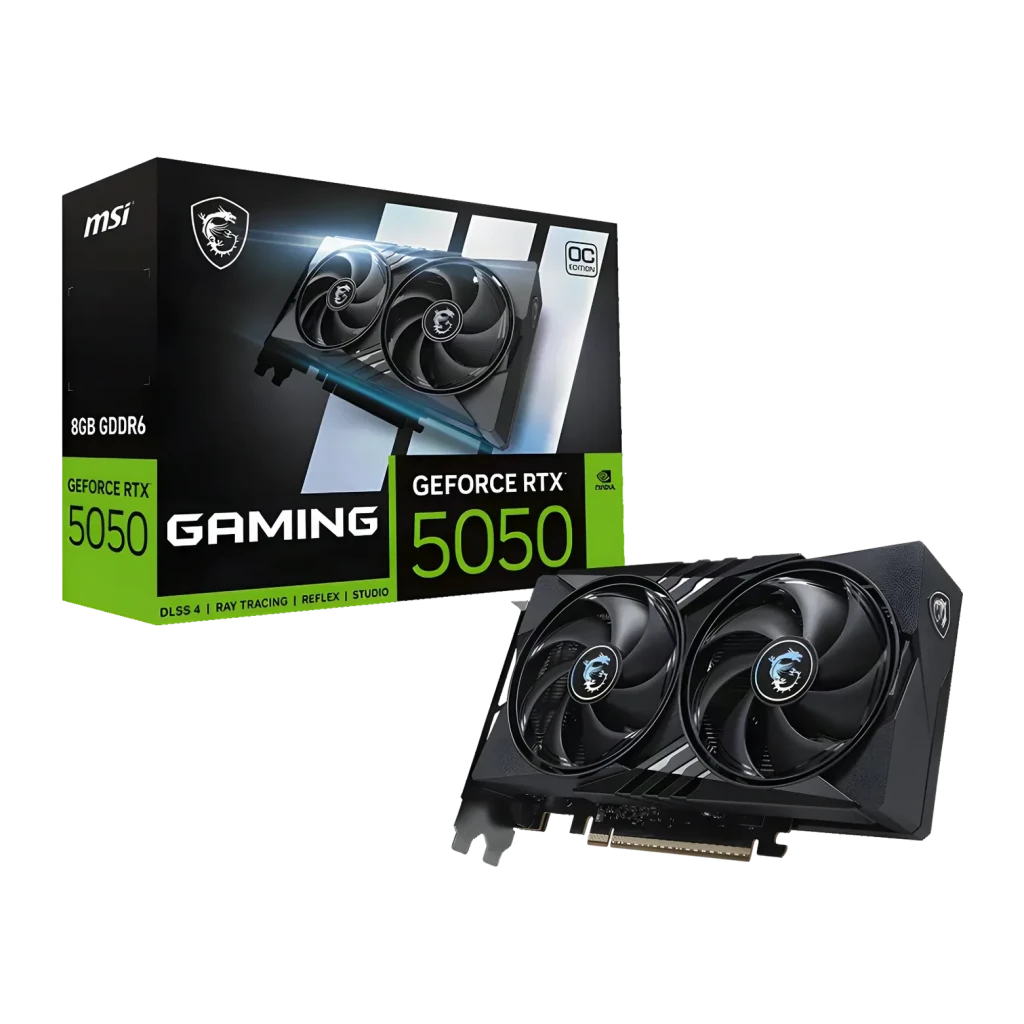 MSI GeForce RTX 5050 Gaming OC 8GB GDDR6 Negro