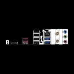 Carte mère MSI PRO B840-S EVO WiFi 6E AMD AM5 DDR5 ATX Noir, panneau arrière: ports USB, RJ45, connecteurs antenne WiFi