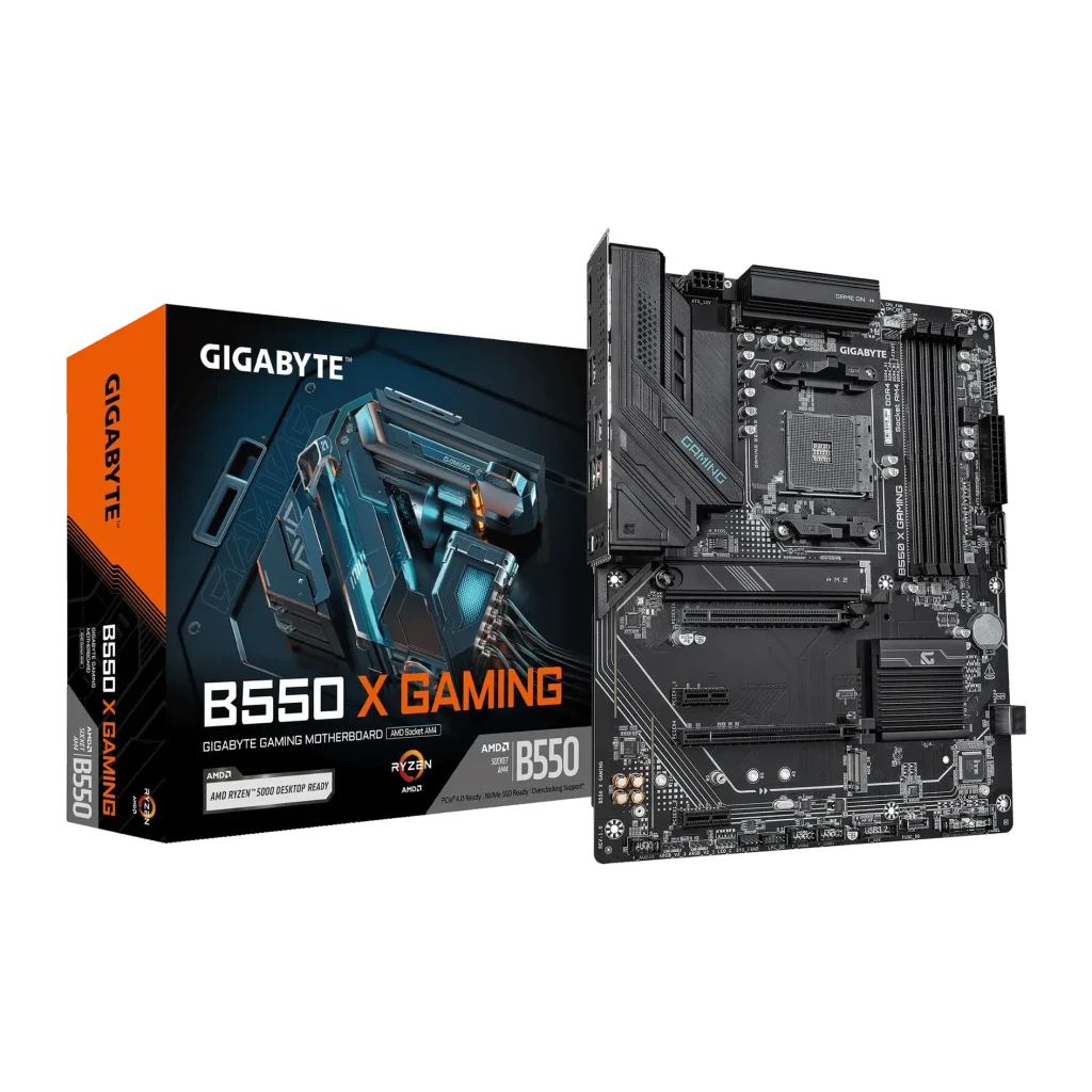 Placa base Gigabyte B550 X Gaming AMD AM4 DDR4 ATX Sin WiFi Marrón