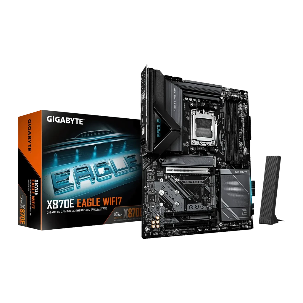 Placa base Gigabyte X870E Eagle WiFi 7 AMD AM5 DDR5 ATX Negro