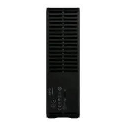 Disque dur externe WD Elements Desktop 22 To USB 3.0 Noir, vue arrière: grilles de ventilation, port USB 3.0, entrée DC 12V