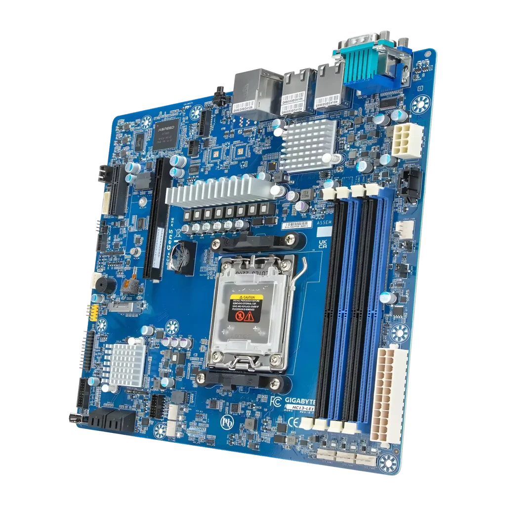 Placa base Gigabyte B650 AM5 DDR5 Micro-ATX Azul MC13-LE1