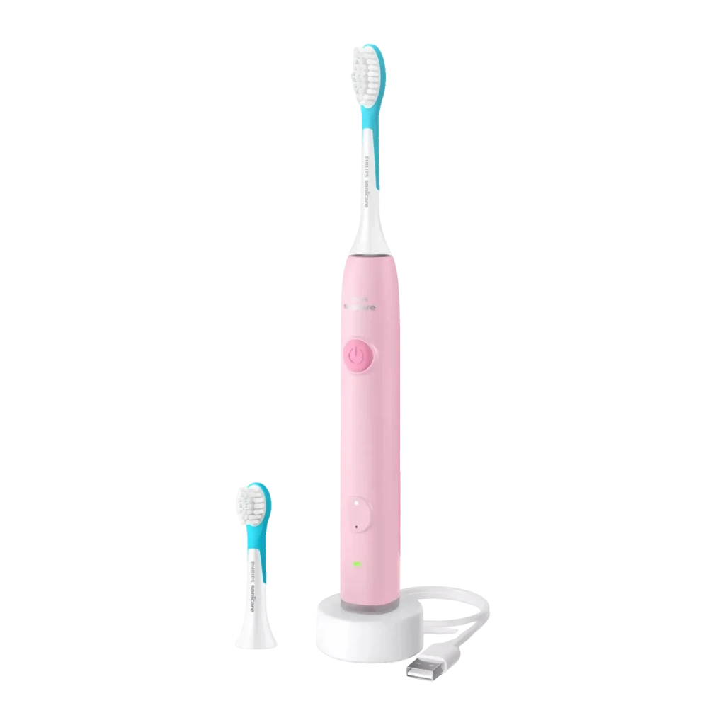 Cepillo Eléctrico Philips Sonicare For Kids Sin Cable 21 días Rosa HX6600/11