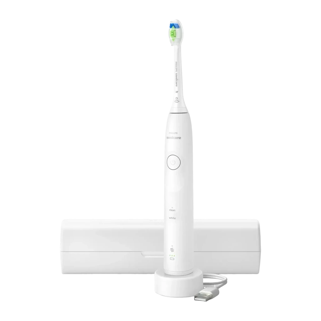 Cepillo Eléctrico Philips Sonicare Series 5500 21 días 2 Modos Blanco HX7110/02