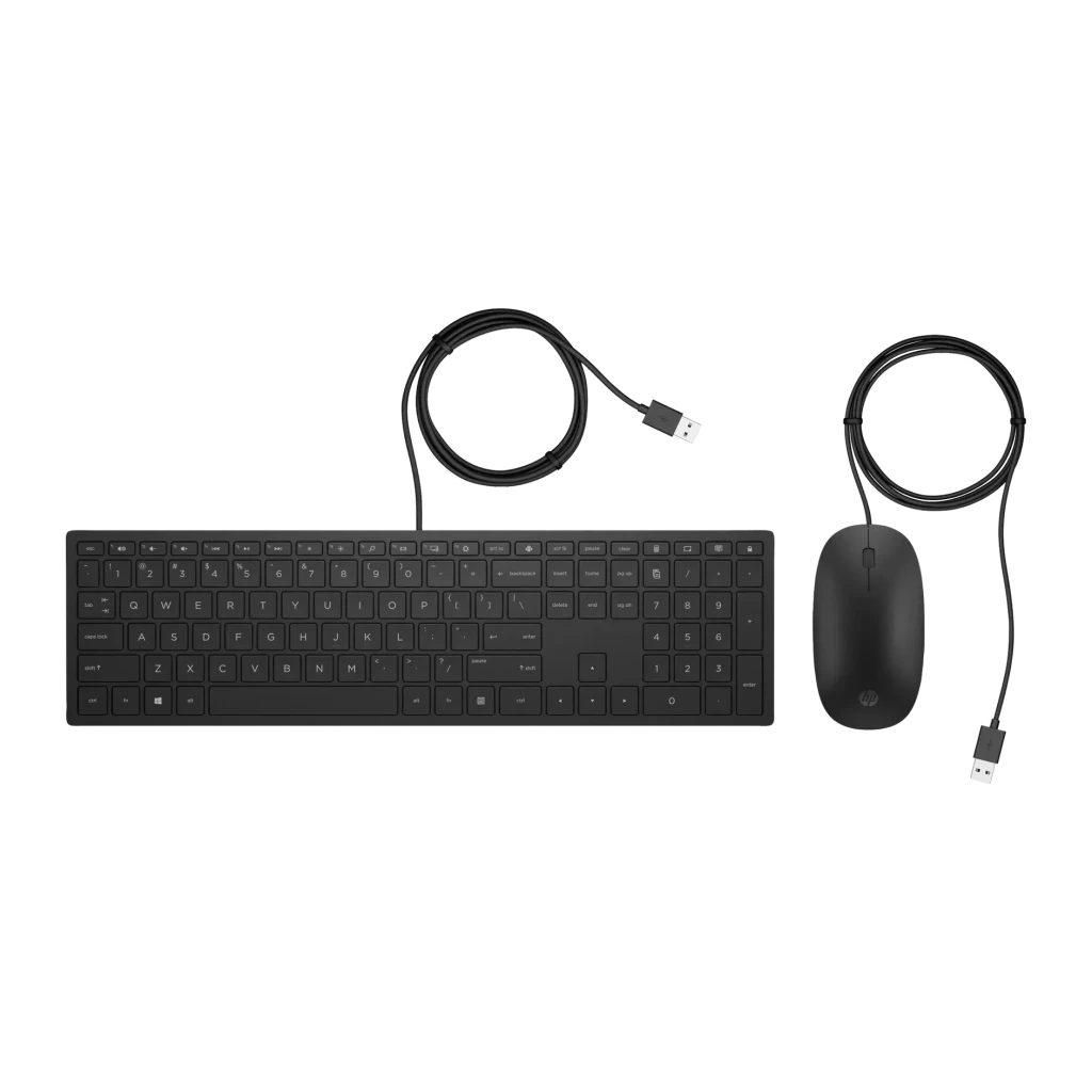 Kit teclado y ratón HP Pavilion 400 Negro Con Cable USB