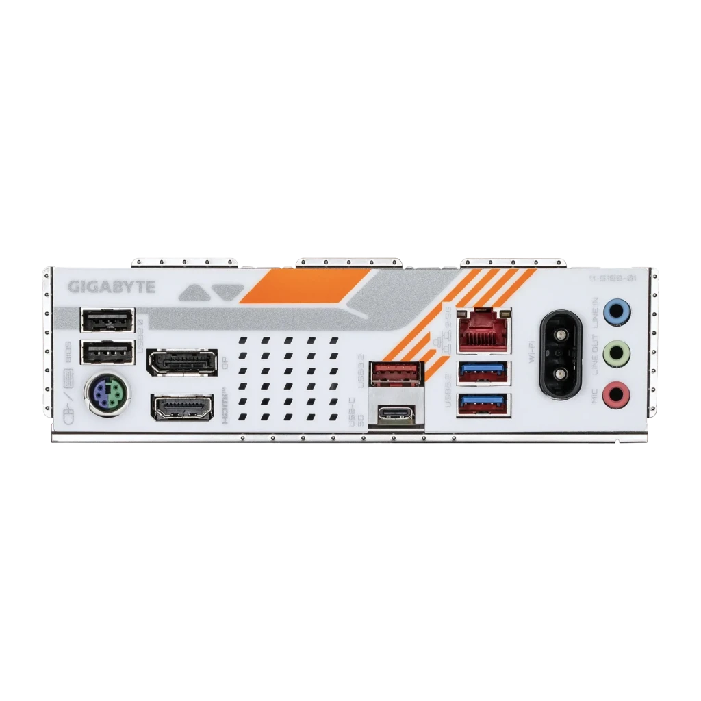 Placa base Gigabyte B850M Force WiFi 6E AMD B850 AM5 DDR5 mATX Marrón, panel trasero: puertos USB, HDMI, DisplayPort, LAN