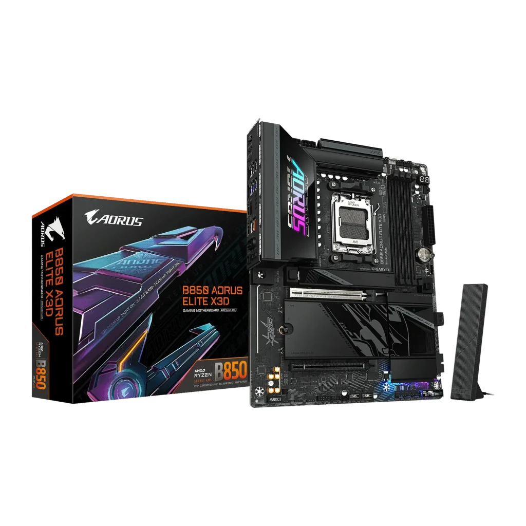 Placa base Gigabyte B850 AORUS Elite X3D AMD AM5 DDR5 ATX Wi-Fi 7 Negro