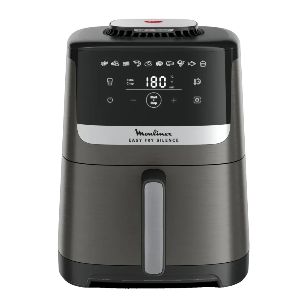 Freidora de aire Moulinex Easy Fry Silence 5L 1670W 10 Programas Gris EZ551HF0