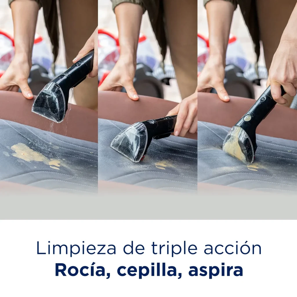 Nettoyeur de taches BISSELL SpotClean Pro 1558N 750W câble 6,7m, utilisation: triple action vaporise, brosse et aspire une
