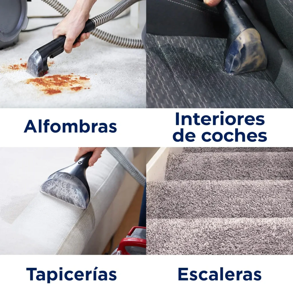 Nettoyeur de taches BISSELL SpotClean Pro 1558N 750W câble 6,7m, usages: tapis, habitacles, tissus et escaliers