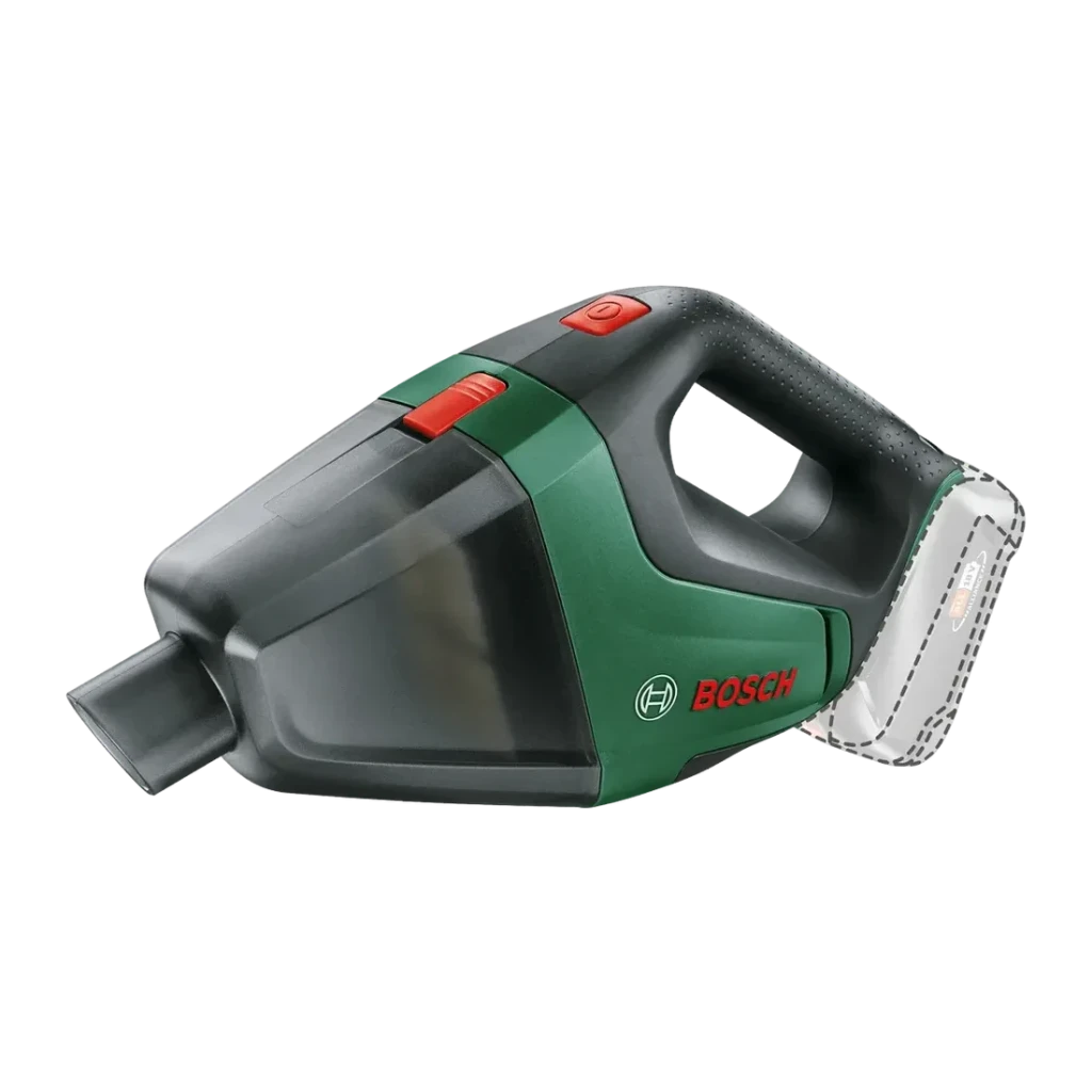 Aspiradora de mano Bosch UniversalVac 18 Negro/Verde Sin Cable Sin batería