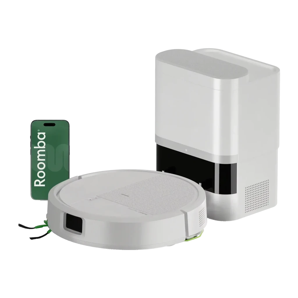 Robot aspirador iRobot Roomba 115 Combo + AutoEmpty Dock Blanco Giroscópico Función de Fregado