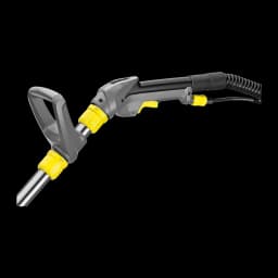 Aspirador de tapetes Kärcher Puzzi 10/1 Cinzento Preto/Amarelo 22kPa 1250W Húmido, detalhe: lança com punho ergonómico