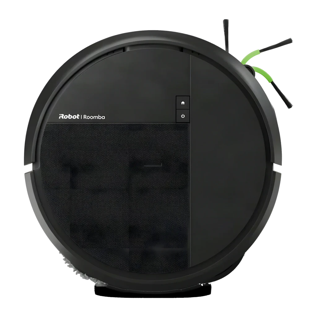 Robot aspirador iRobot Roomba Plus 515 Combo Preto LiDAR Lavagem com mopa elevatória Esvaziamento automático, vista