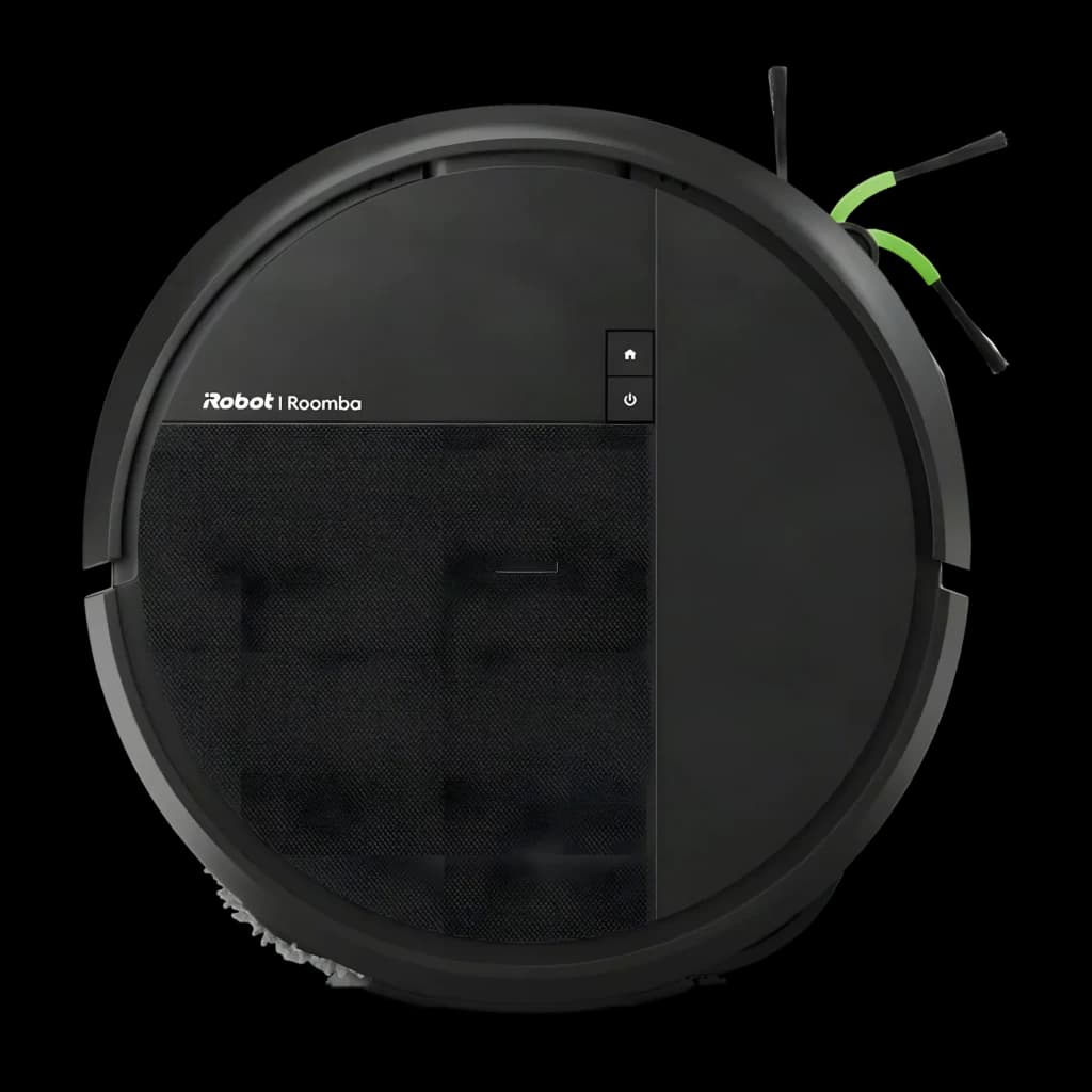Robot aspirador iRobot Roomba Plus 515 Combo Preto LiDAR Lavagem com mopa elevatória Esvaziamento automático, vista
