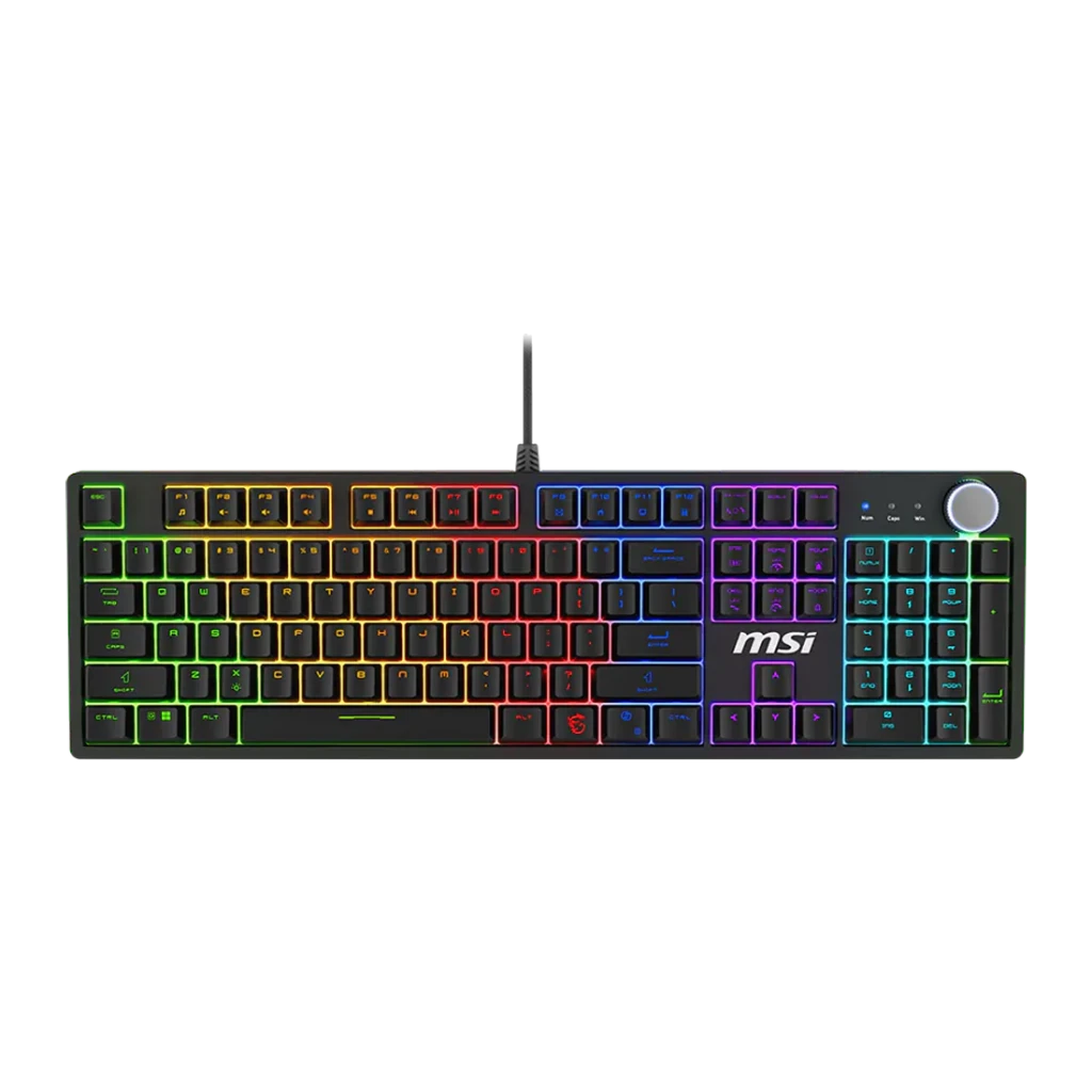 Teclado Gaming MSI Forge GK320 Red Switch Hot-Swap RGB FR Negro
