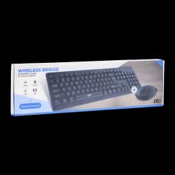 Combo Teclado y Ratón T'nB Negro Inalámbrico QWERTY Español KBSCFIRSTES, caja: packaging Wireless Bridge con teclado y ratón