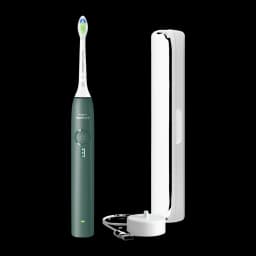 Brosse à dents électrique Philips Sonicare 3100 14 jours 1 mode Vert HX4033/26, contenu: brosse verte, base USB et étui