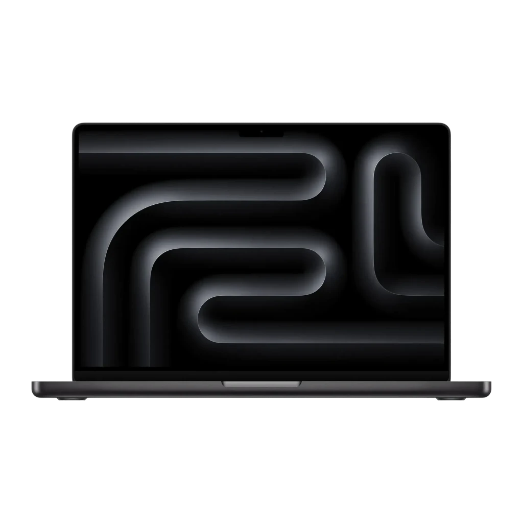 Ordinateur portable Apple MacBook Pro M5 14 pouces 16Go/1To SSD 14,2 pouces Mini LED Liquid Retina XDR macOS Tahoe Noir, vue