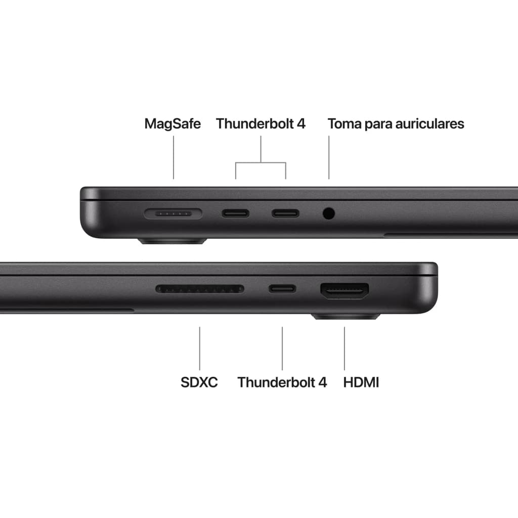 Ordinateur portable Apple MacBook Pro M5 14 pouces 16Go/1To SSD 14,2 pouces Mini LED Liquid Retina XDR macOS Tahoe Noir