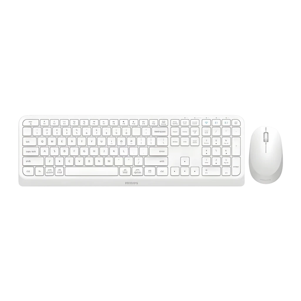 Combo Teclado y Ratón Philips Blanco Inalámbrico Español SPT6407W/16
