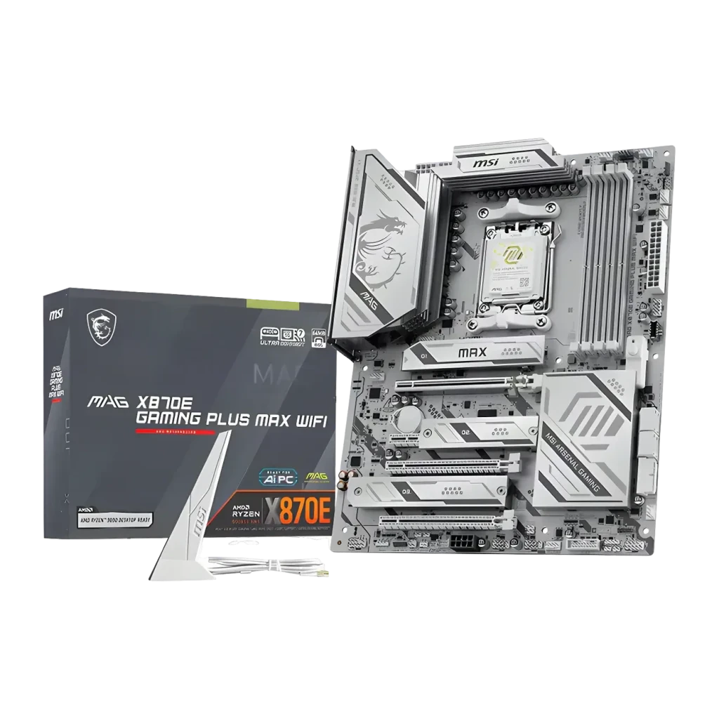Placa base MSI MAG X870E Gaming Plus Max AMD AM5 DDR5 ATX WiFi 7 Negro