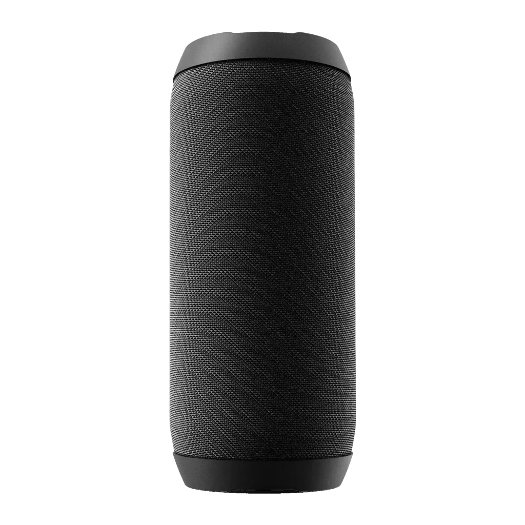 Coluna portátil Energy Sistem Urban Box 2 Onyx 10W 12h Bluetooth 5.0, vista frontal: forma cilíndrica vertical com grelha