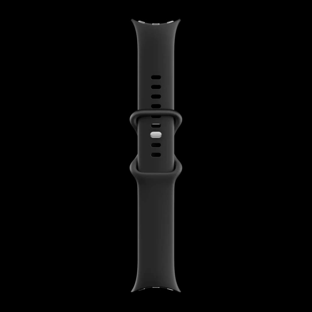 Google Pixel Watch 5 41mm Wi-Fi Antracita NFC FC, SpO2, Temperatura piel, correa: vista frontal de correa silicona antracita