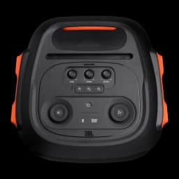 Altavoz para fiestas JBL PartyBox 710 800W Bluetooth 5.1, vista superior: mandos karaoke, bass, treble, echo y botones