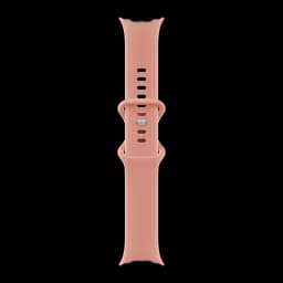 Google Pixel Watch 5 41mm Dorado NFC, correa: banda de silicona rosa salmón con hebilla metálica y perforaciones