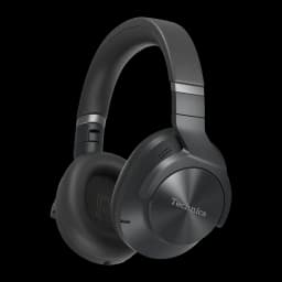 Auscultadores de Banda Technics Cancelamento de Ruído Bluetooth 50h ANC Preto EAH-A800, vista em ângulo: disco metálico