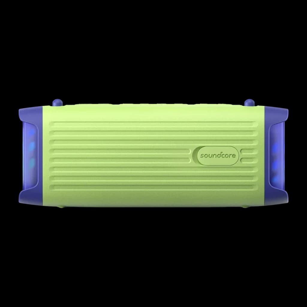 Altavoz portátil Anker Soundcore Boom 3i 50W 16h Bluetooth 5.3 Verde, vista frontal: rejilla verde con logo Soundcore