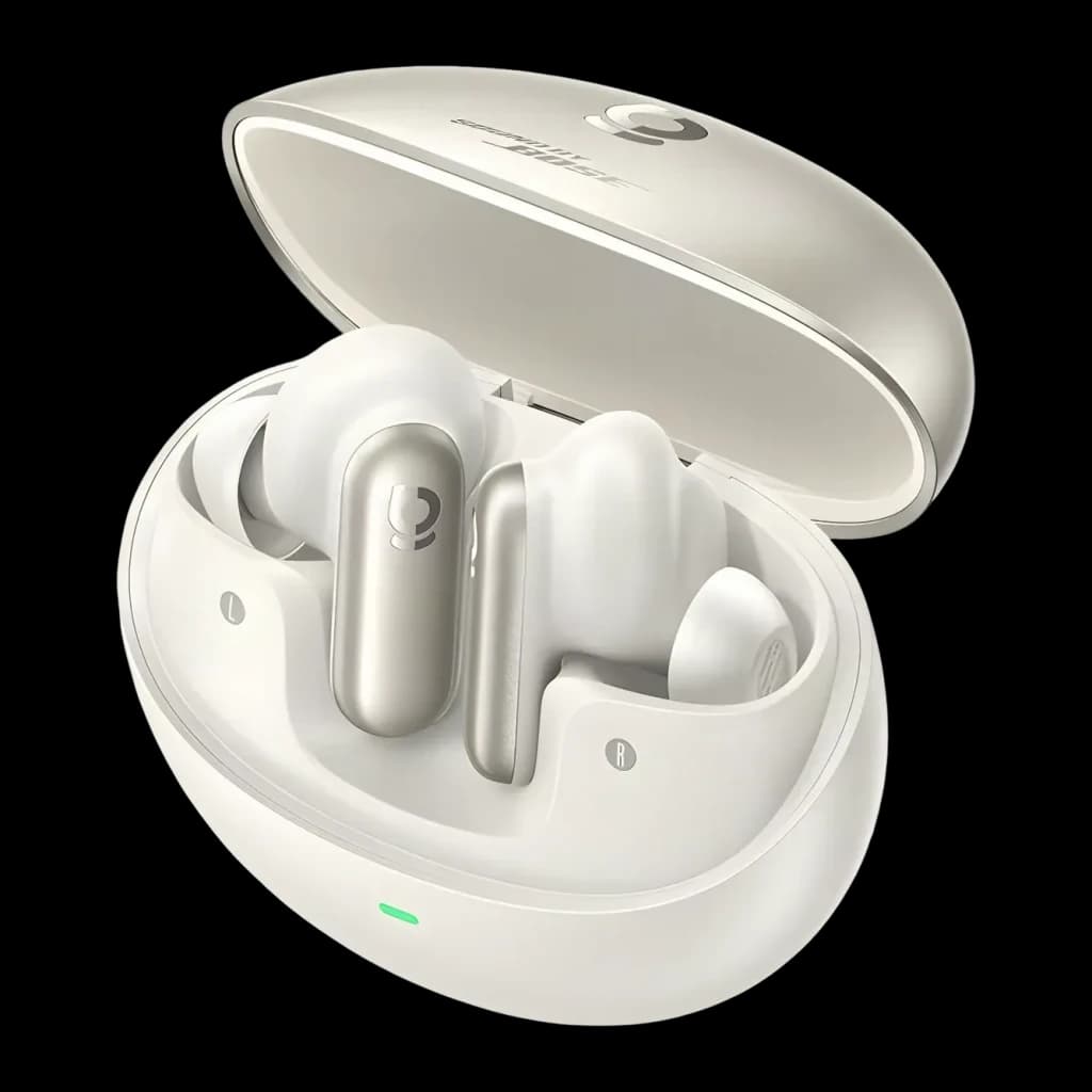 Écouteurs true wireless Baseus Inspire XP1 Réduction de bruit TWS Bluetooth 6.1 Blanc, boîtier ouvert: écouteurs