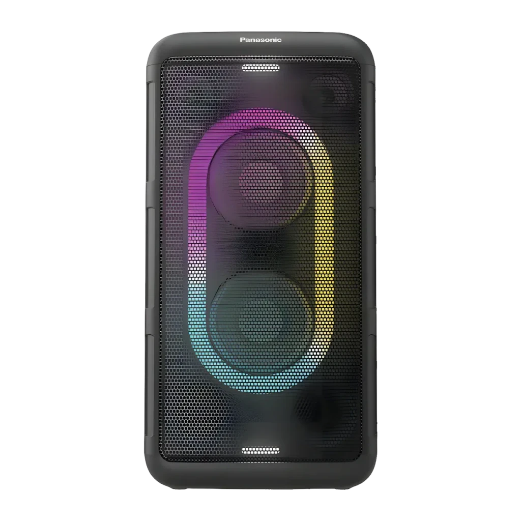Altavoz torre portátil Panasonic SC-BMAX10 con 150W de potencia y Bluetooth 5.0, color negro