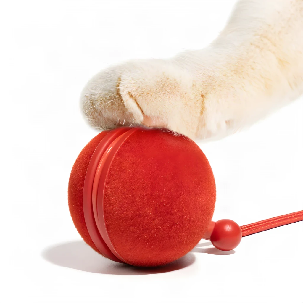 Jouet interactif Cheerble Wicked Ball Duo 2 Batterie intégrée Chat Rouge, utilisation: patte de chat sur la balle rouge