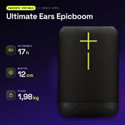 Altavoz portátil Ultimate Ears Epicboom IP67 17h Bluetooth Negro - características