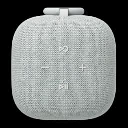 Enceinte portable Sony SRS-LS1 25h Bluetooth Gris Clair, face avant: tissu texturé avec boutons de volume et lecture intégrés