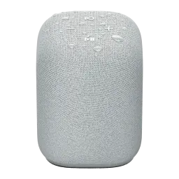 Enceinte portable Sony SRS-LS1 25h Bluetooth Gris Clair, vue avant: tissu gris avec touches tactiles et gouttes d'eau