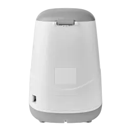 Comedero Automático Nedis SmartLife 3,7L Gris/Blanco WiFi WIFIPET10CWT, vista trasera: panel posterior con etiqueta