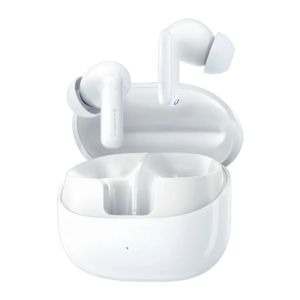 Auriculares inalámbricos Baseus Bass BP1 Pro con cancelación de ruido adaptativa color blanco