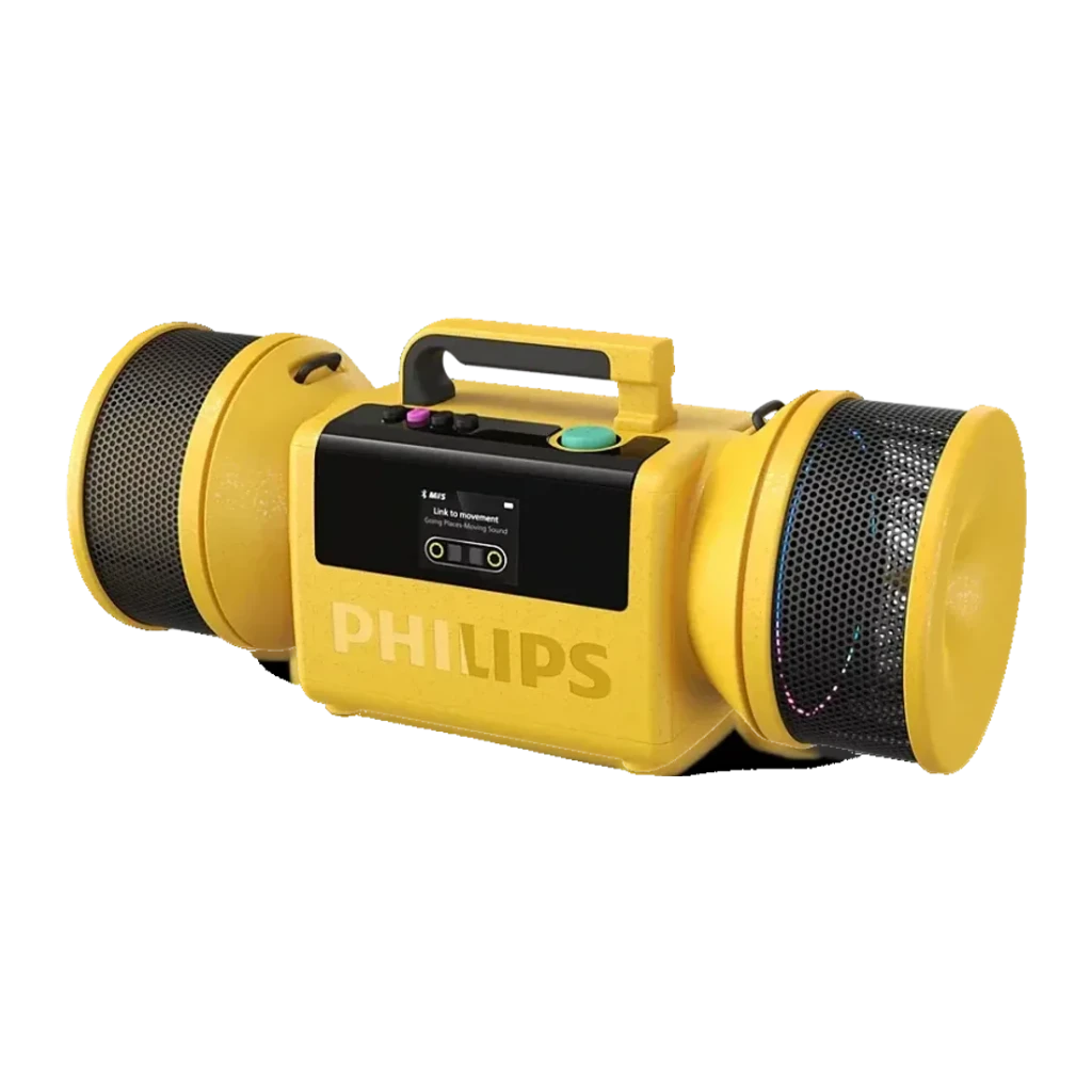 Altavoz Philips Moving Sound The Tube TAMS80Y/00 IP67 140W RMS 24h Bluetooth 6.0