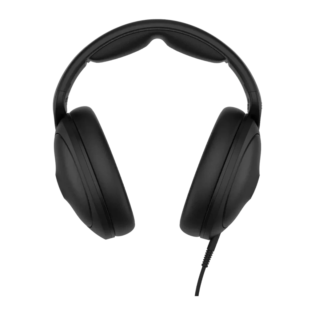 Auriculares Sennheiser HD 620S Diadema Over-ear Cable Jack 3,5mm 150Ω Negro, detalle: vista frontal, almohadillas over-ear