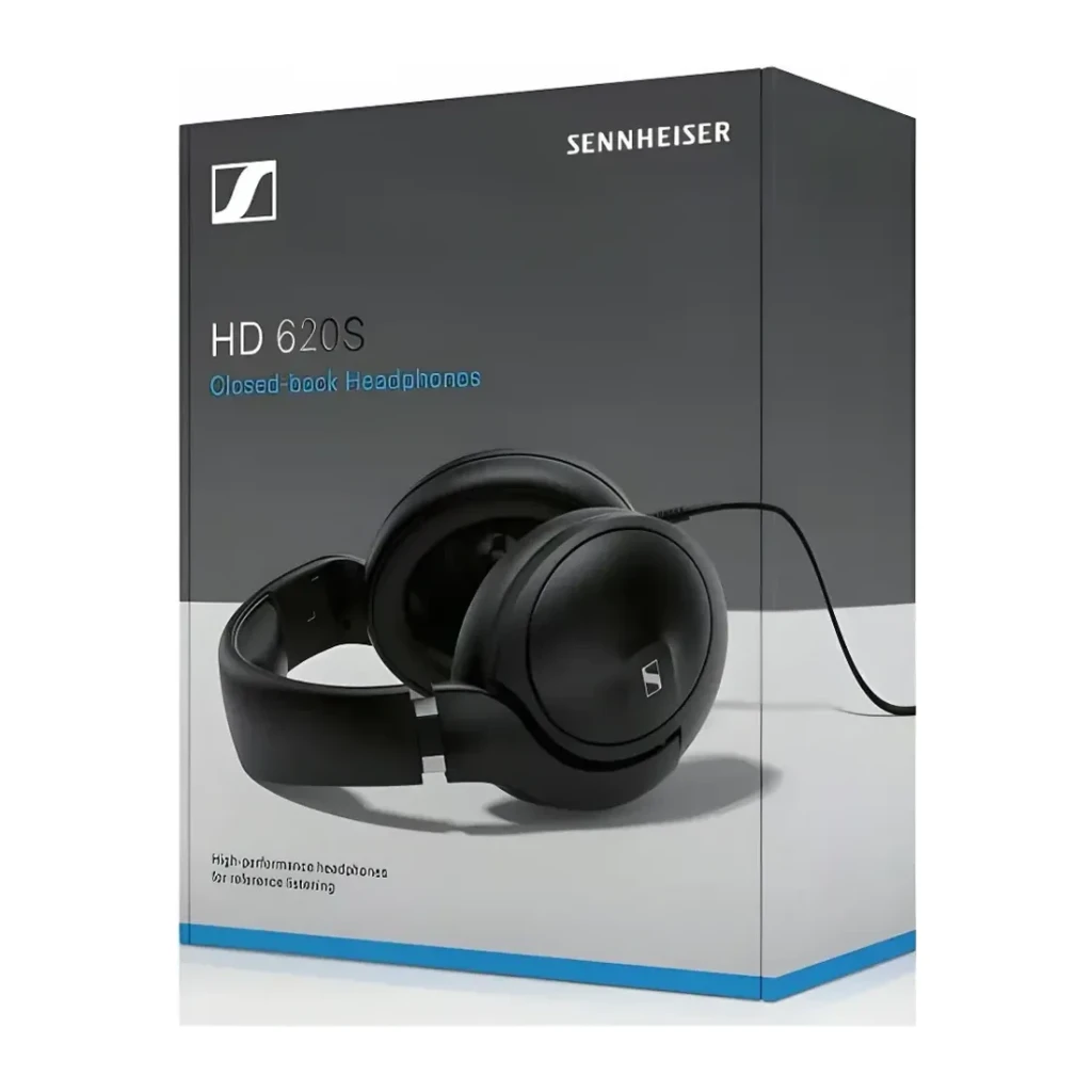 Auriculares Sennheiser HD 620S Diadema Over-ear Cable Jack 3,5mm 150Ω Negro, contenido de la caja: caja oficial