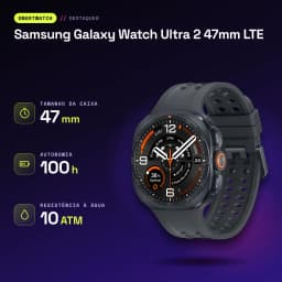 Samsung Galaxy Watch Ultra 2 47mm LTE Negro GPS Dual Frequency - características