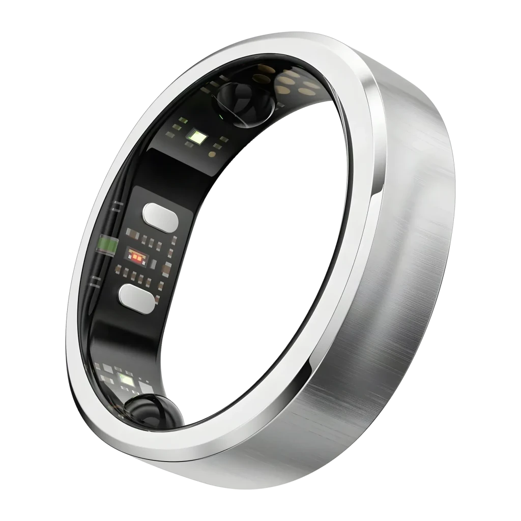 RingConn Gen 3 Anillo Inteligente Talla 8 Plata Cepillada